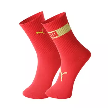 Носки унисекс до середины икры Puma, цвет 2 Pack (Red)