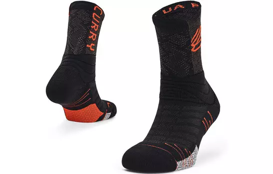 Носки унисекс до середины икры Under Armour, цвет Black