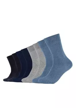 Носки UNISEX ESSENTIAL 8 PACK s.Oliver, цвет stone blue