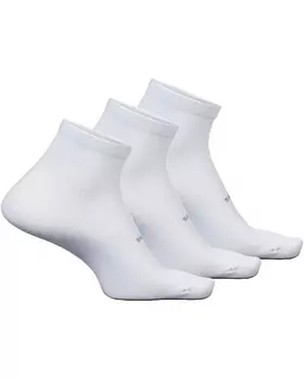 Носки Unisex Feetures High Performance Cushion Quarter 3-Pair Pack, белый