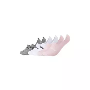 Носки унисекс с английской розой, 6 шт. SKECHERS, цвет rosa