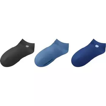 Носки унисекс серии Sports Alliance, 3 пары Skechers, 3 Pack (Black/Indigo/Merlot Blue/047J)