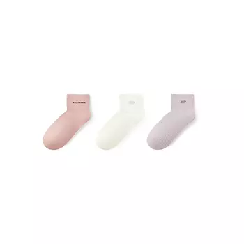 Носки унисекс серии Sports Alliance, 3 пары Skechers, 3 Pack (Pure White/Mist Rose/Light Violet-04RU)