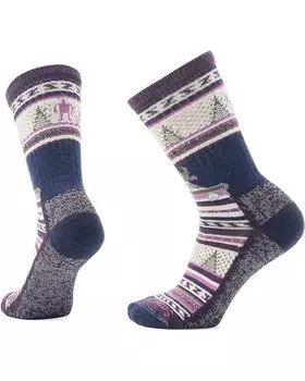 Носки Unisex Smartwool Everyday Say It Ain't Snow Crew Socks, цвет Purple Iris