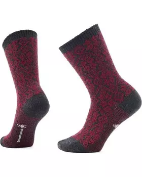 Носки Unisex Smartwool Everyday Traditional Snowflake Crew Socks, цвет Tibetan Red