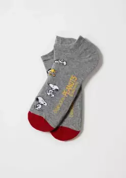 Носки унисекс Snoopy из органического хлопка синего цвета Besocks, серый