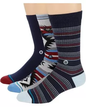 Носки Unisex Stance Mirage 3-Pack, темно-синий