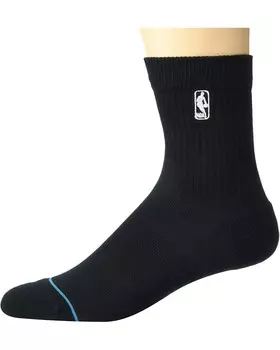 Носки Unisex Stance NBA Logoman ST Quarter, черный