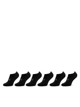 Носки Unisex Ua Essential No Show 6Pk Under Armour, черный