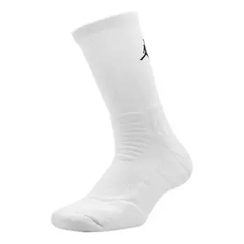 Носки унисекс uj flight crew средние чулки 1 упаковка Air Jordan, белый