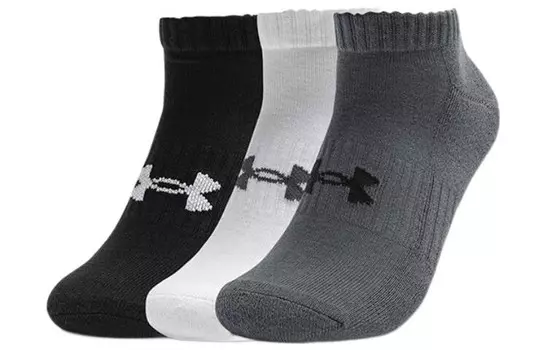 Носки унисекс Under Armour, цвет 1 set of 3 double (black + white + gray)