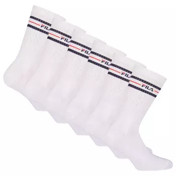 Носки унисекс, упаковка из 6 шт. Удобная посадка FILA, цвет weiss