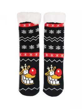 Носки United Labels Ralph Ruthe Rentier Rudi Htten Haus Kuschel, черный