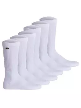 Носки упаковка 6 шт. Lacoste, белый