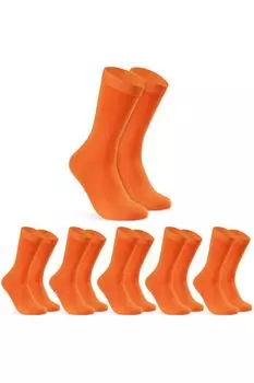 Носки, упаковка из 6 шт. CityComfort, оранжевый