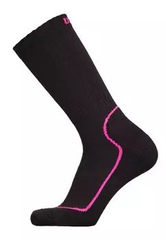 Носки UphillSport Wander SUOMU, цвет grey/black/pink