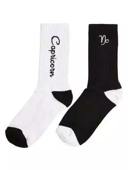 Носки Urban Classics, цвет black/white capricorn