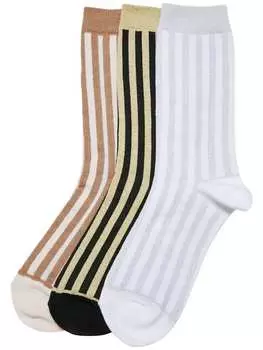 Носки Urban Classics, цвет black/whitesand/white