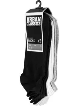 Носки Urban Classics, цвет blk/wht/gry
