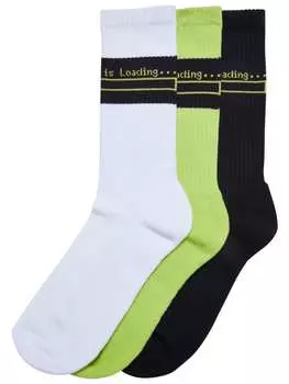 Носки Urban Classics, цвет white/black/frozenyellow