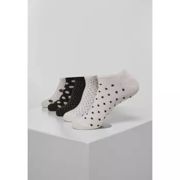 Носки Urban Classics Dots no show 5 шт, белый