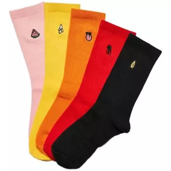 Носки Urban Classics Fruit Embroidery long, разноцветный