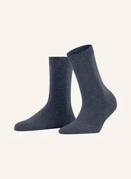 Носки уютные шерстяные с мериносовой шерстью Falke, синий