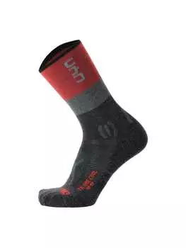 Носки UYN, цвет grau/rot