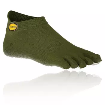 Носки Vibram FiveFingers Athletic No-Show Toe, зеленый
