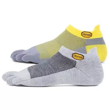 Носки Vibram Fivefingers Pack 2 No-Show, серый
