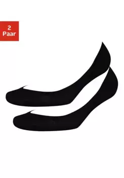 Носки Vivance (комплект, 2 пары), с подушечками стопы, черный