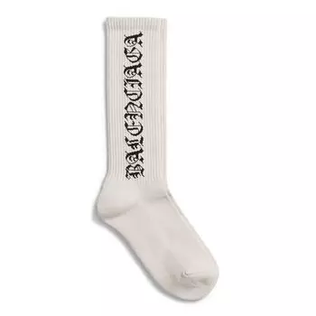 Носки в готическом стиле Balenciaga, белый