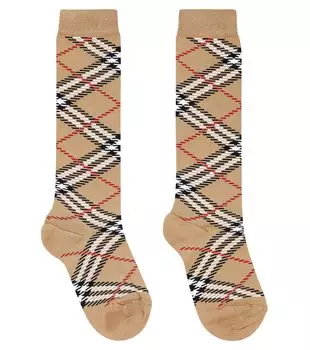 Носки в клетку Vintage Check Burberry, мультиколор