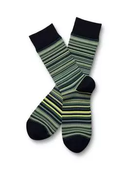 Носки в полоску для экипажа Charles Tyrwhitt, зеленый