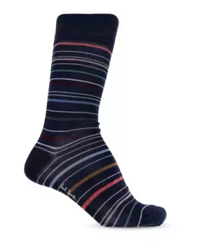 Носки в полоску с узором Paul Smith, мультиколор