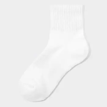 Носки в рубчик до щиколотки GU, белый