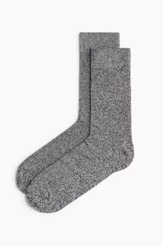 Носки в рубчик H&M, черный