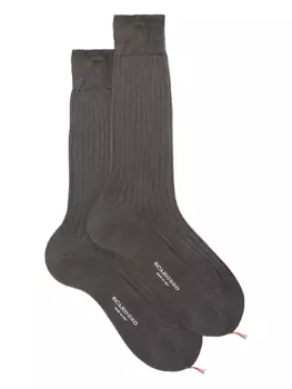 Носки в рубчик Scarosso, серый
