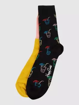 Носки в упаковке по 2 шт Happy Socks, желтый