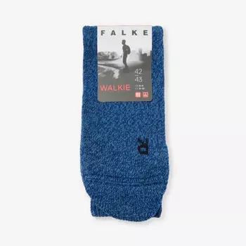 Носки Walkie Ergo в рубчик из эластичной смесовой шерсти Falke, цвет light denim