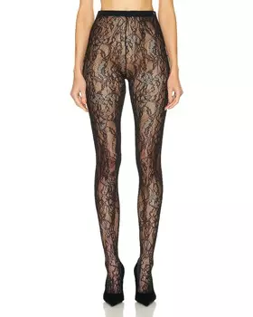 Носки Wardrobe.Nyc Lace Tights, черный