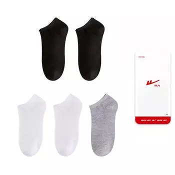 Носки Warrior Ankle Socks унисекс, 5 шт. в упаковке, 5 Pack (White 5)