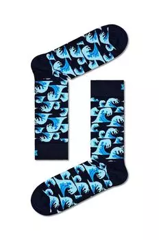 Носки Waves Happy Socks, синий