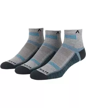 Носки Wigwam Ultra Cool-Lite Quarter, 3-Pack, цвет Caribbean