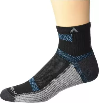 Носки Wigwam Ultra Cool-Lite Quarter, цвет Black II