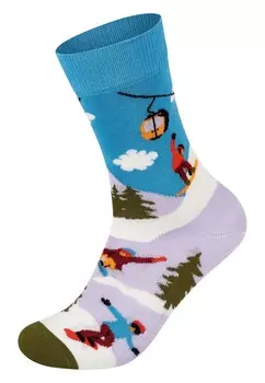 Носки WINTERWONDERLAND SNOWBOARD SKIING 2 PACK Happy Socks, мультиколор