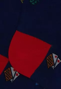 Носки WITH CARD AND DICE MOTIF Gallo, синий