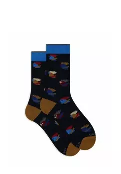 Носки WITH HEN MOTIF Gallo, синий