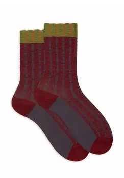 Носки WITH LEAF MOTIF Gallo, красный