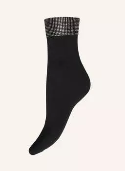 Носки Wolford SERGIO ROSSI X WOLFORD CRYSTAL, черный